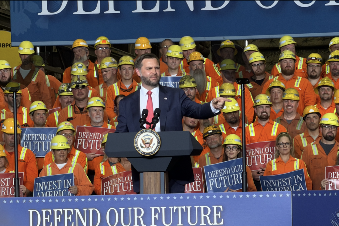 vance-visits-his-ohio-hometown-to-hail-$1-billion-investment-in-steel-plant