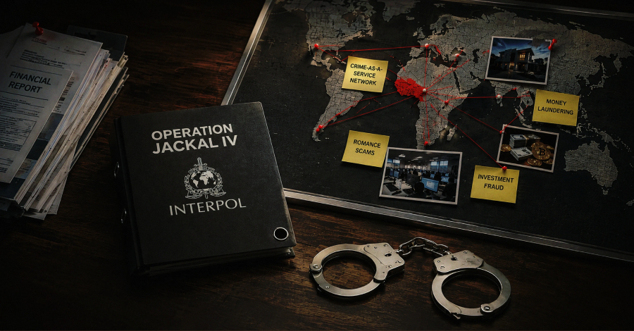 interpol-operation-jackal-iv-arrests-58,-identifies-263-in-global-cyber-fraud-crackdown