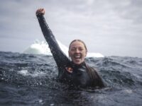 a-canadian-woman-jumped-off-an-iceberg-in-newfoundland-and-made-history